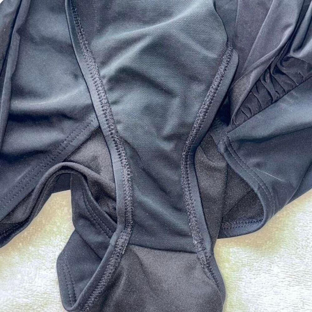 Swimsuits-for-all Women's Black Bikini-and-tankini-bottoms - Picture 6 of 9